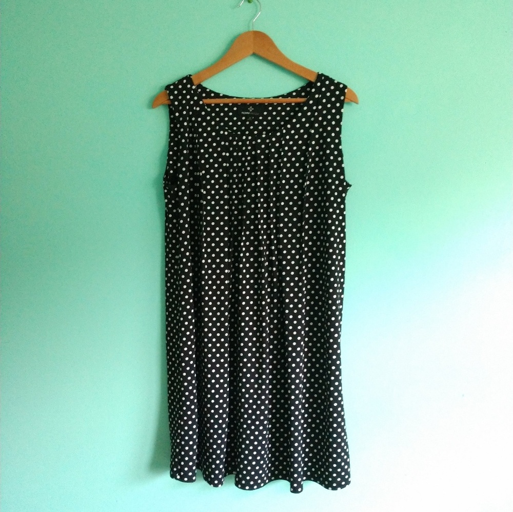 •°•°👗RONNI NICOLE Women's Polka Dot Shift Dress